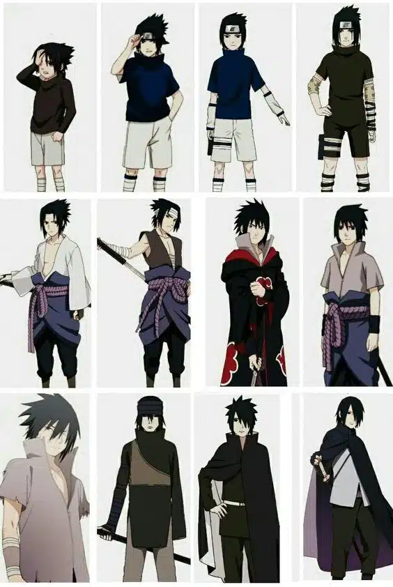Quá trình trưởng thành của Uchiha Sasuke