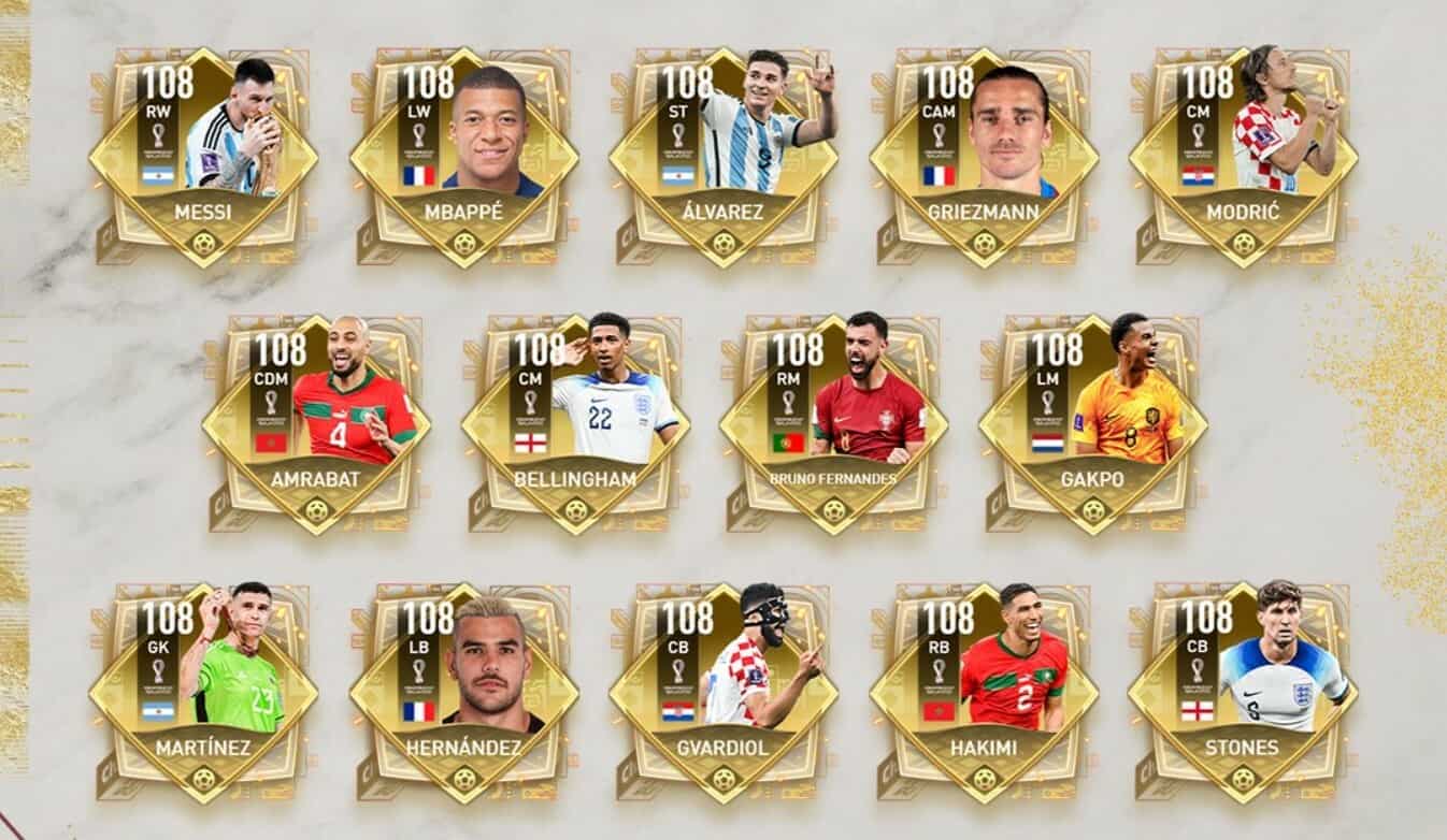 Ảnh Đội Hình FIFA Mobile mới nhất