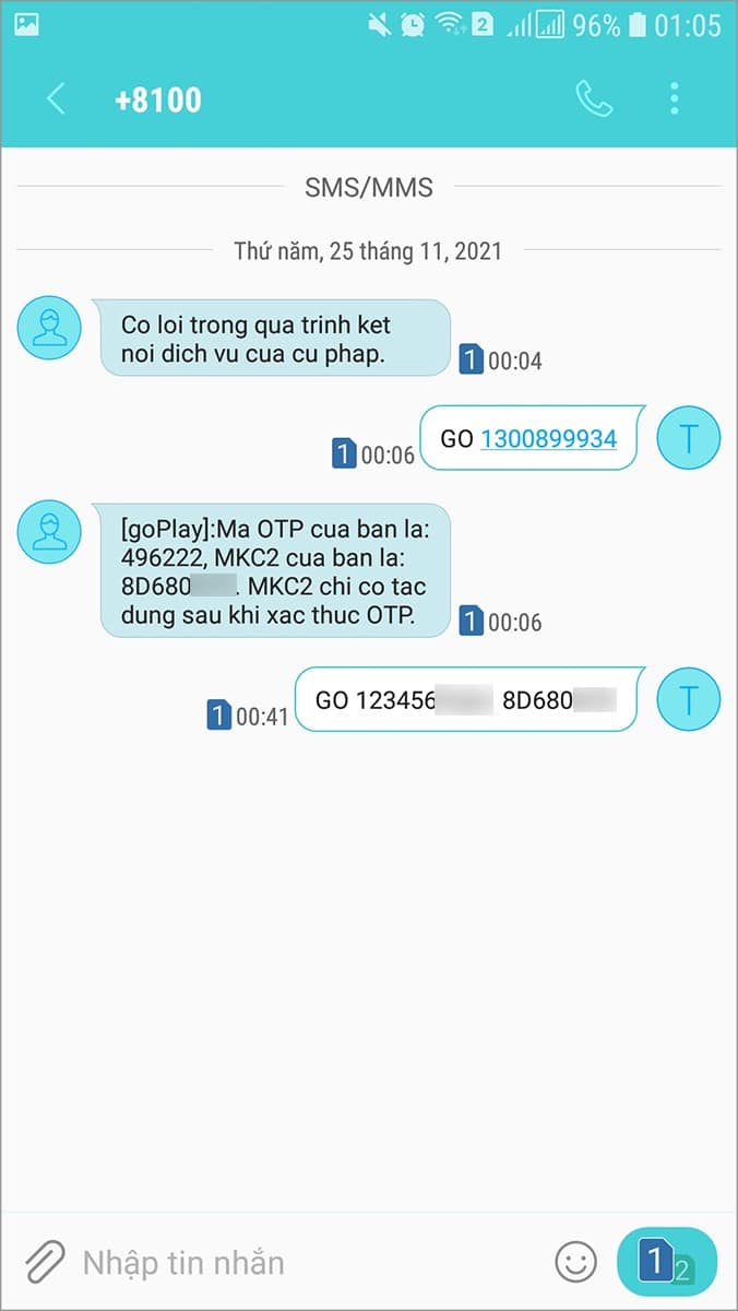 Bạn soạn tin nhắn gửi đến 8100 để được hỗ trợ