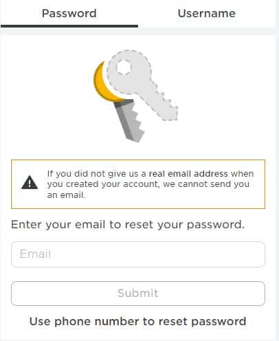 Click vao password