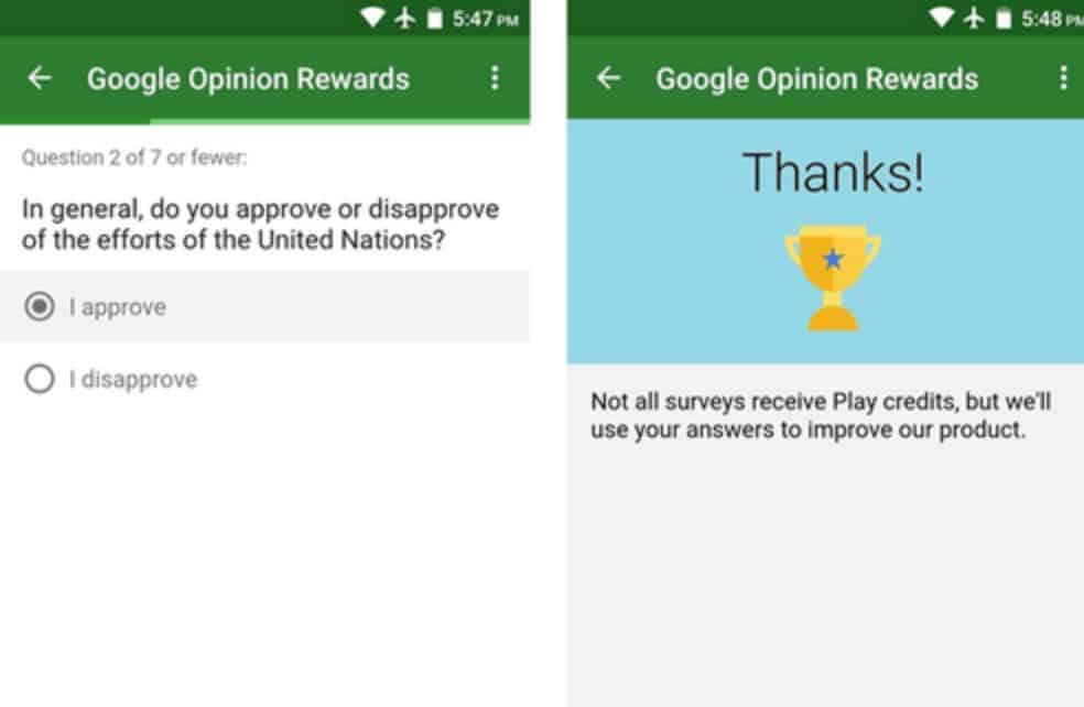 Google Opinion Rewards