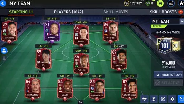 Hình ACC FIFA Mobile ấn tượng