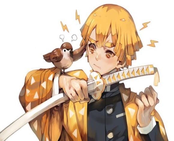 Hình Murad Zenitsu Agatsuma Cute