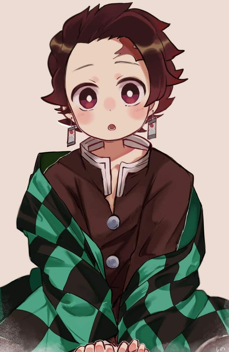 Hình Tanjiro Chibi siêu dễ thương