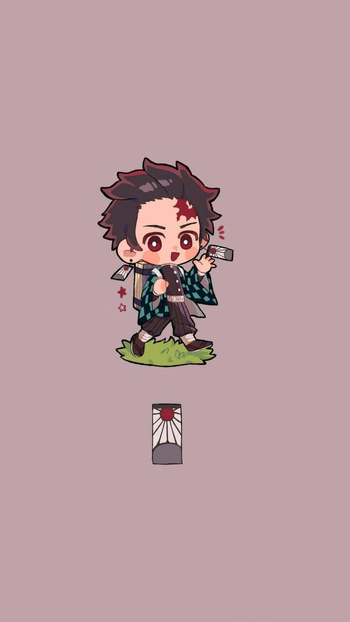 Hinh nen Yan Tanjiro chibi