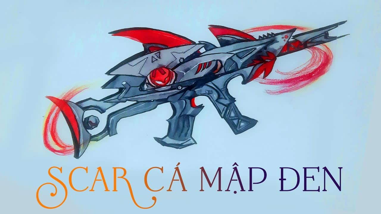 Hình vẽ Scar CMĐ đẹp