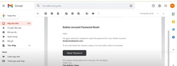 Nhan reset password