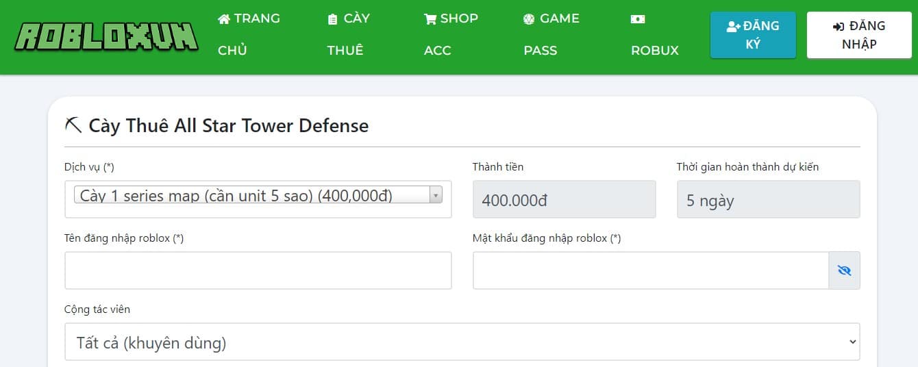 Shop Robloxvn