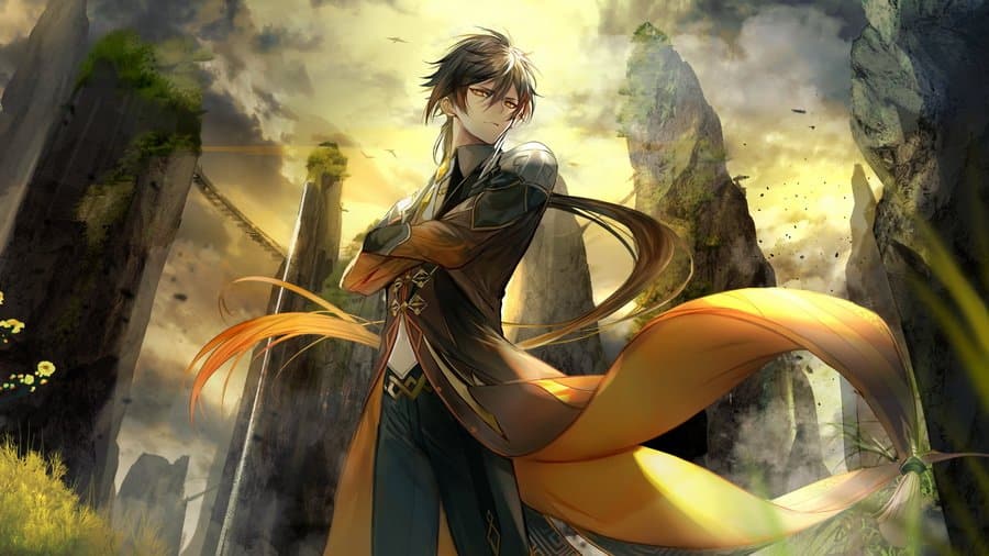 Ảnh Genshin Impact Zhongli 4K