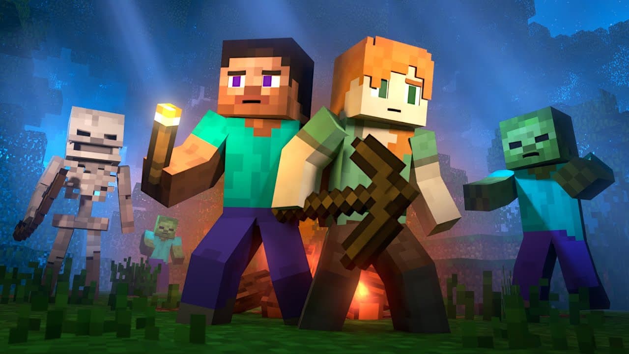 Ảnh Steve Minecraft sinh tồn