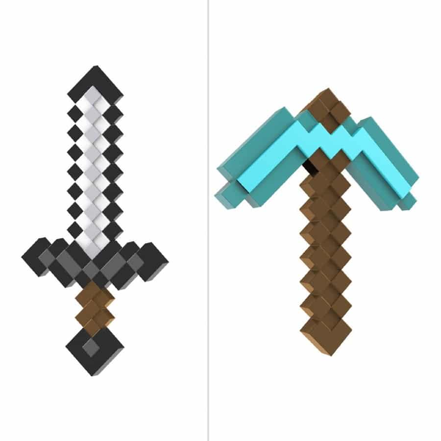 Hình Skin kiếm Katana Minecraft