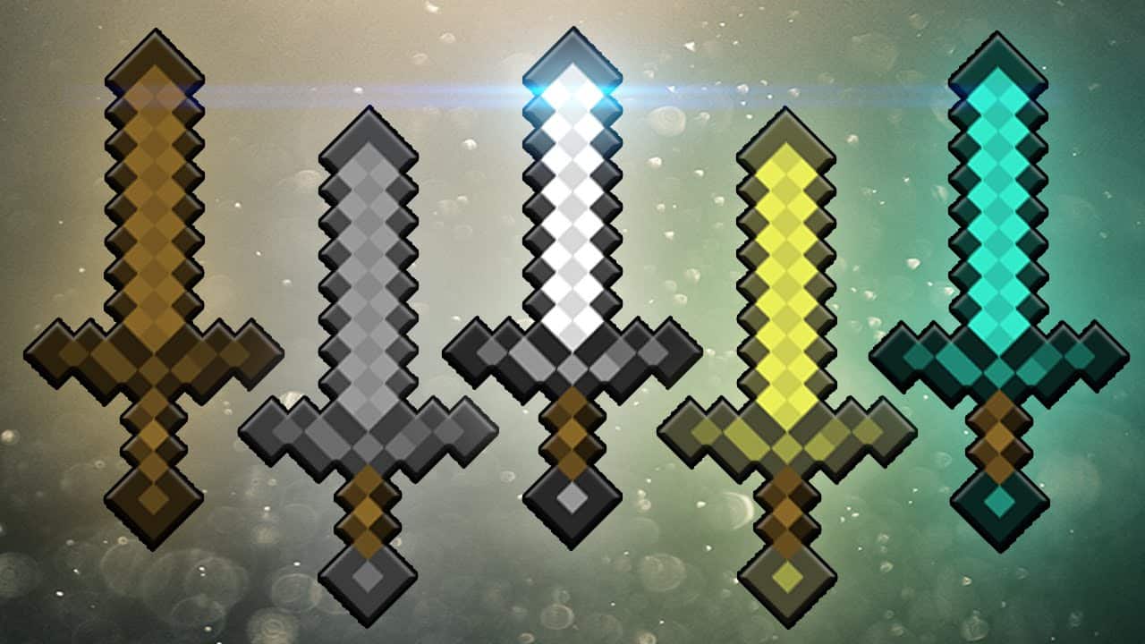 Ảnh kiếm Minecraft đẹp độc lạ