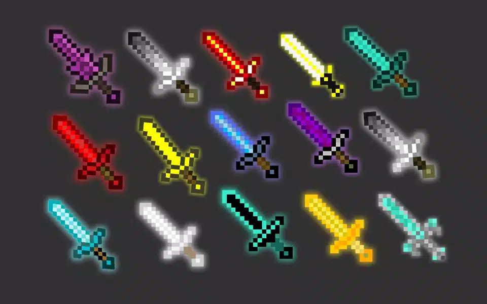 Ảnh kiếm Minecraft ngầu bá đạo