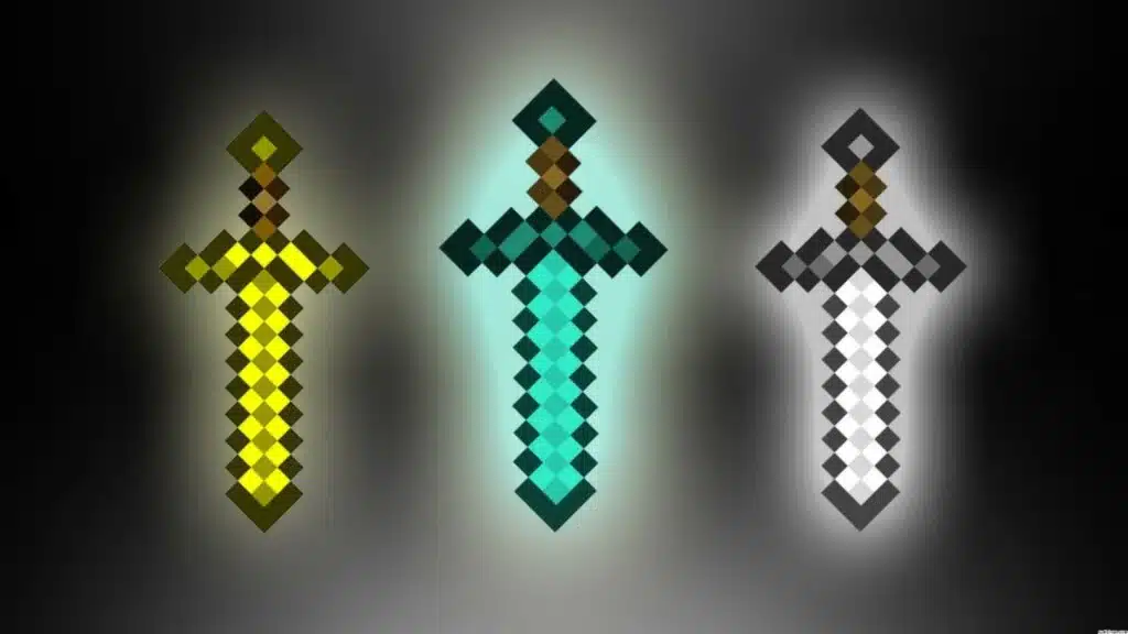 Ảnh kiếm Minecraft ngầu cực chất