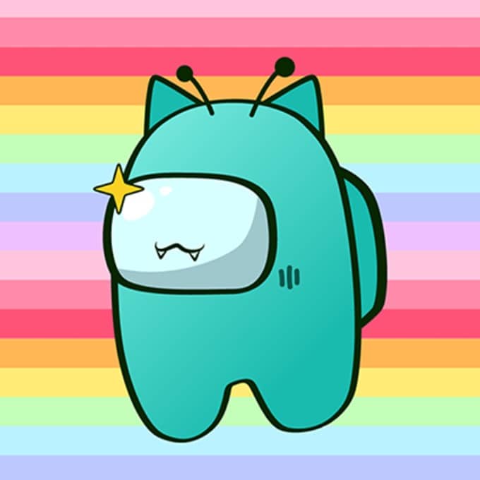 Avatar Among Us cute siêu đáng yêu