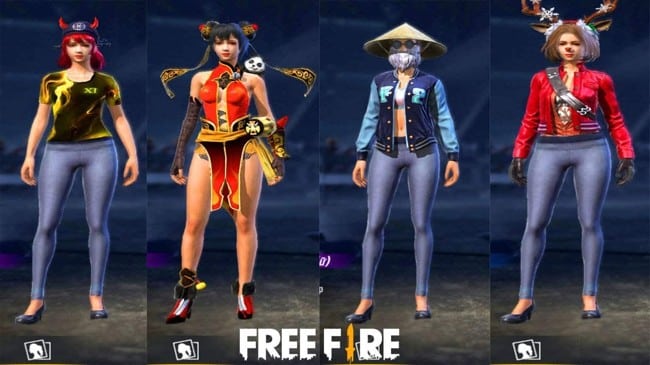 Bộ đồ nữ trong Free Fire đẹp độc lạ