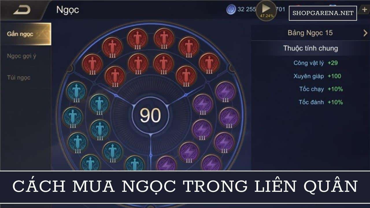 Cach Mua Ngoc Trong Lien Quan