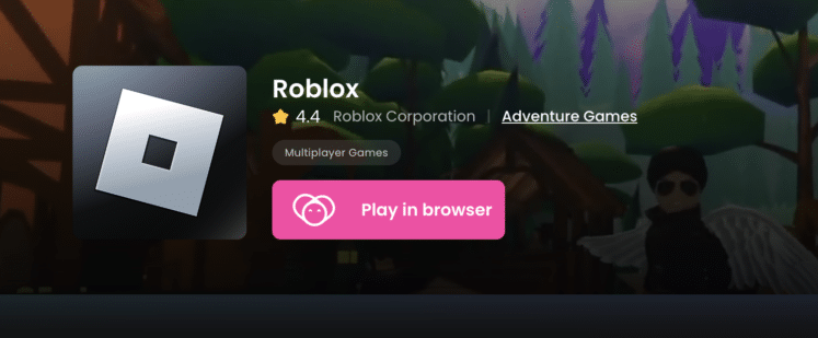 Chọn nút Play in browser