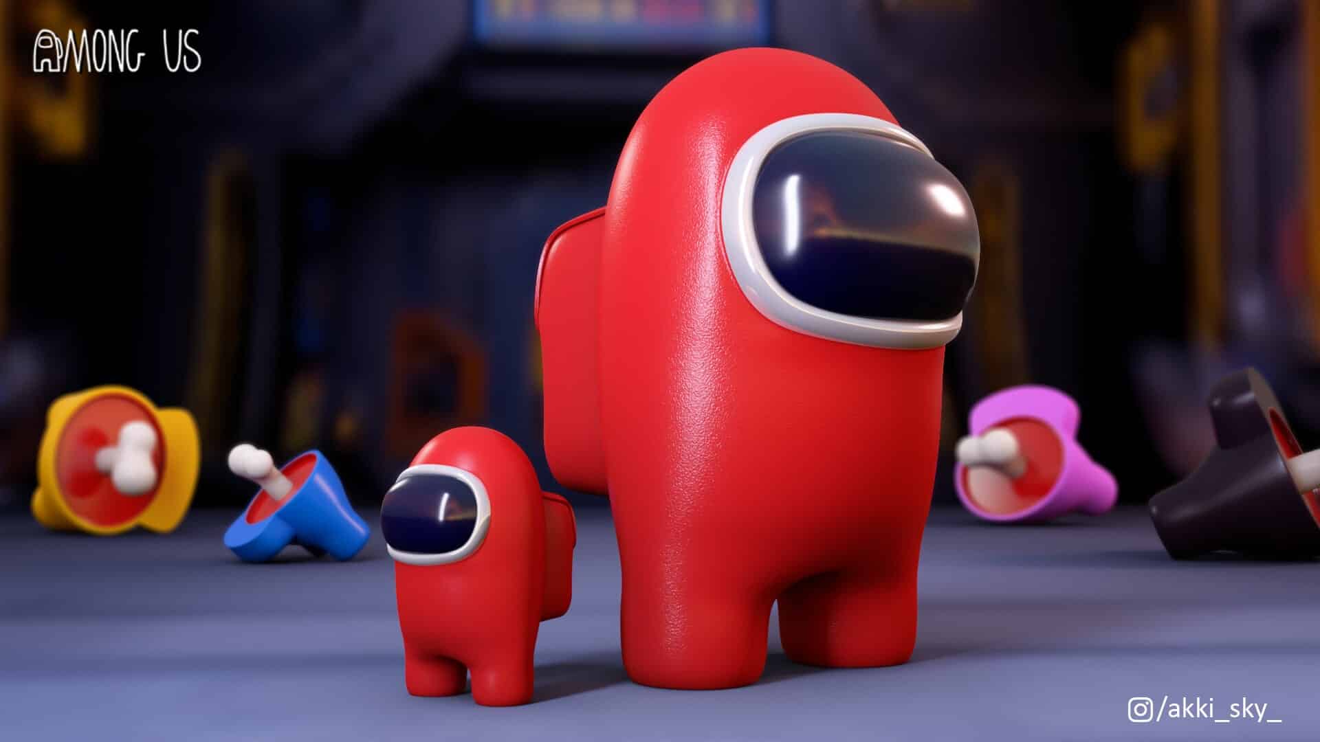 Hình Among Us 3D đẹp nhất