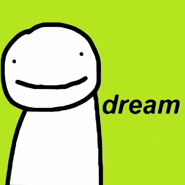 Hình Dream Minecraft cute đáng yêu