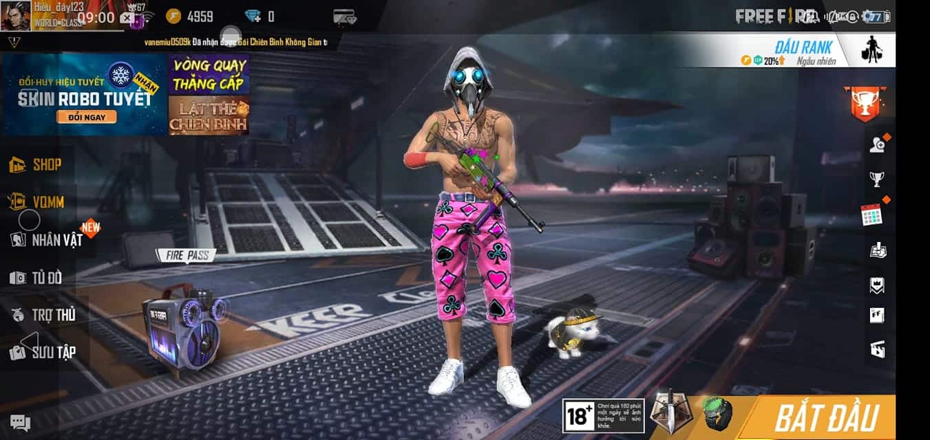 Hình Free Fire phối đồ nam cute đẹp nhất
