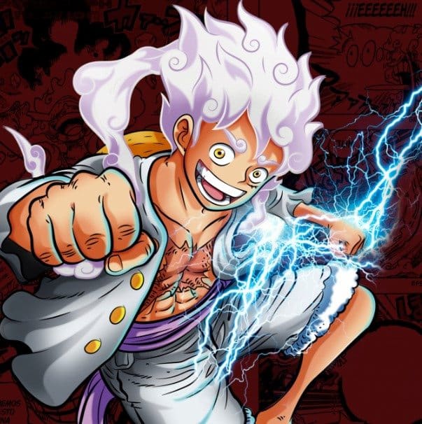 Hinh Luffy Gear 5 Nika