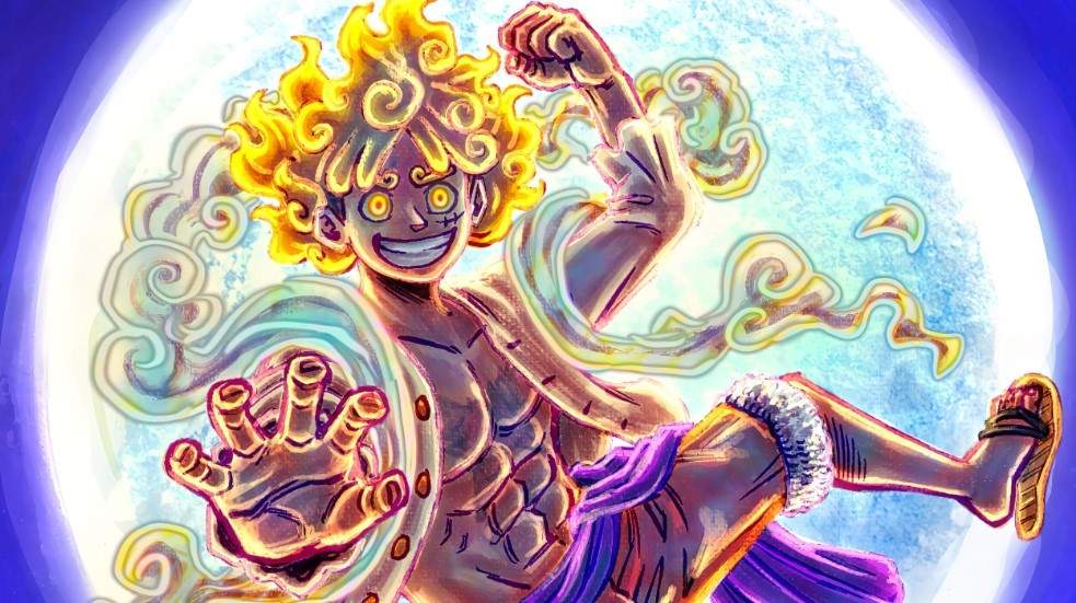 Hinh Nen Luffy Gear 5 3D