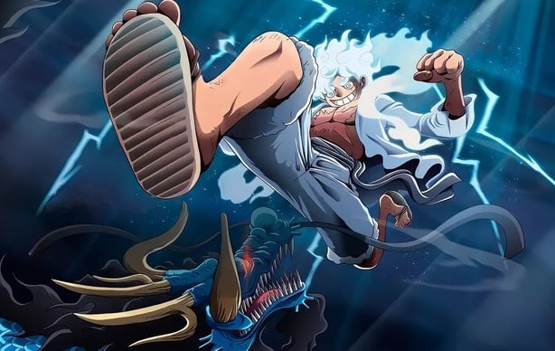 Hinh Nen Luffy Gear 5 Cuc Ngau
