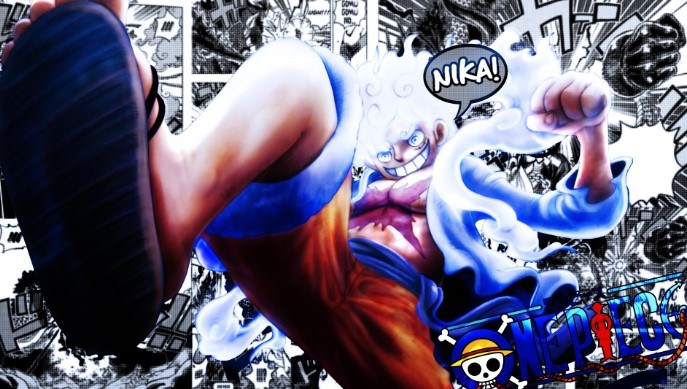 Hinh Nen Luffy Gear 5 Cuoi
