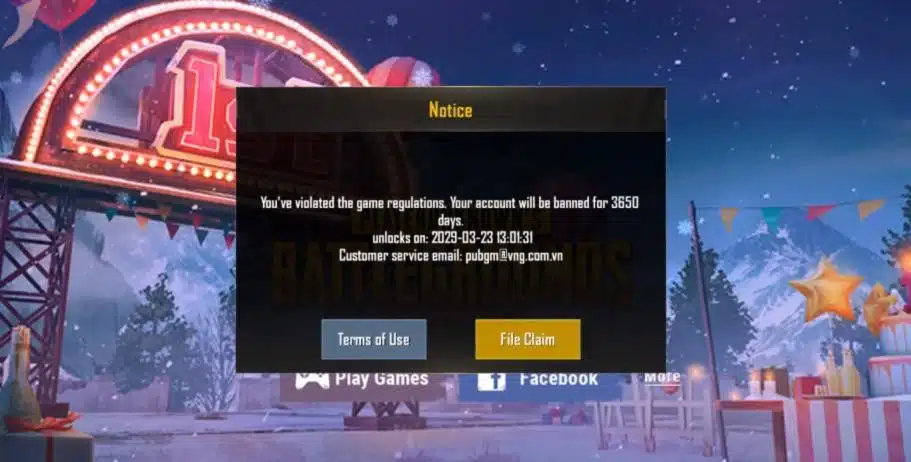 Hình Pubg bị ban 10 năm độc đáo