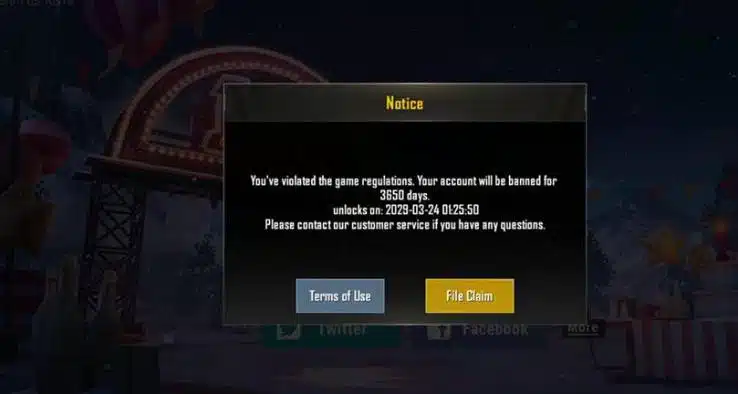 Hình Pubg bị ban 10 năm