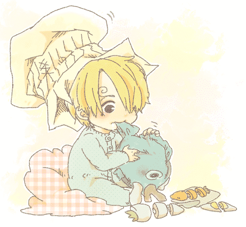 Hình Sanji cute đáng yêu