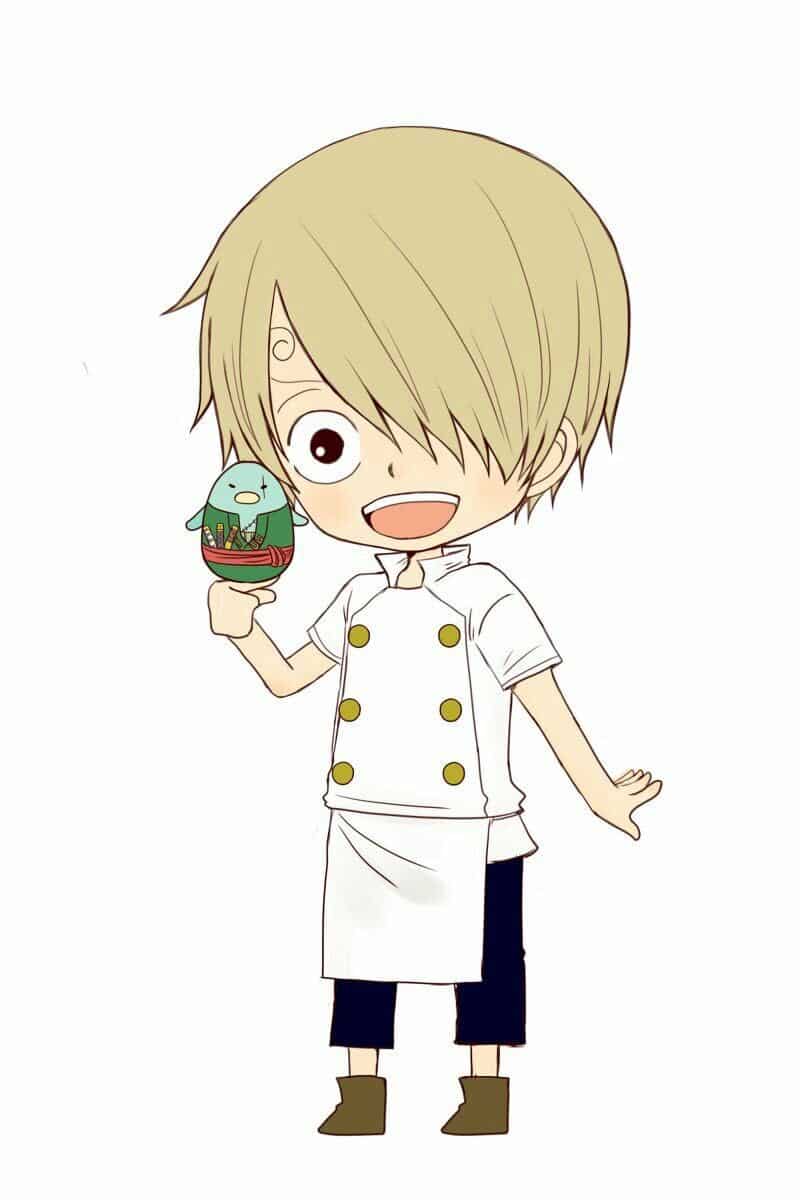 Hình Sanji cute dễ thương