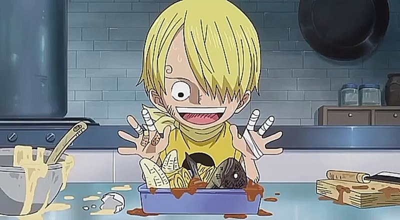 Hình Sanji lúc nhỏ siêu dễ thương