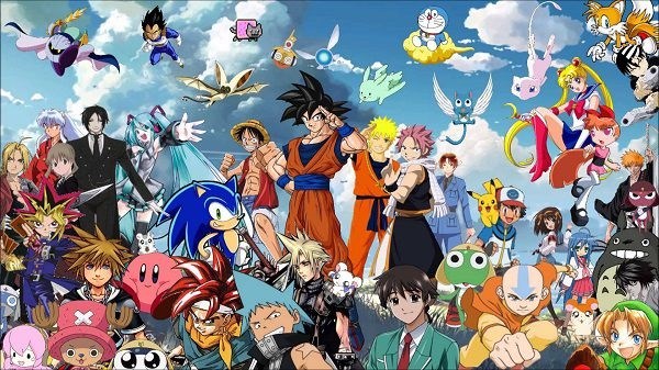 Hình Tổng Hợp Nhân Vật Anime