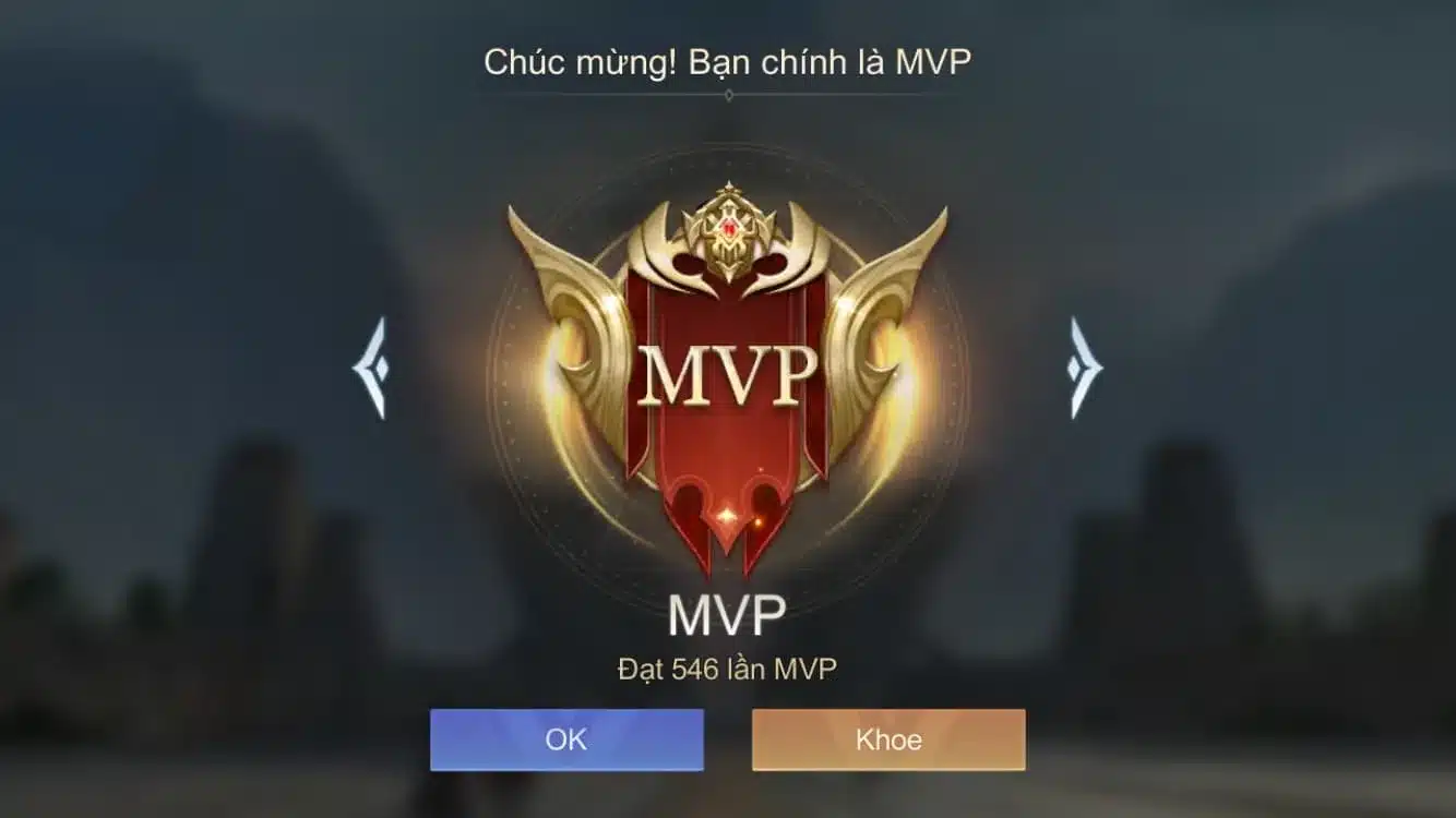 Hình ảnh MVP Liên Quân đẹp