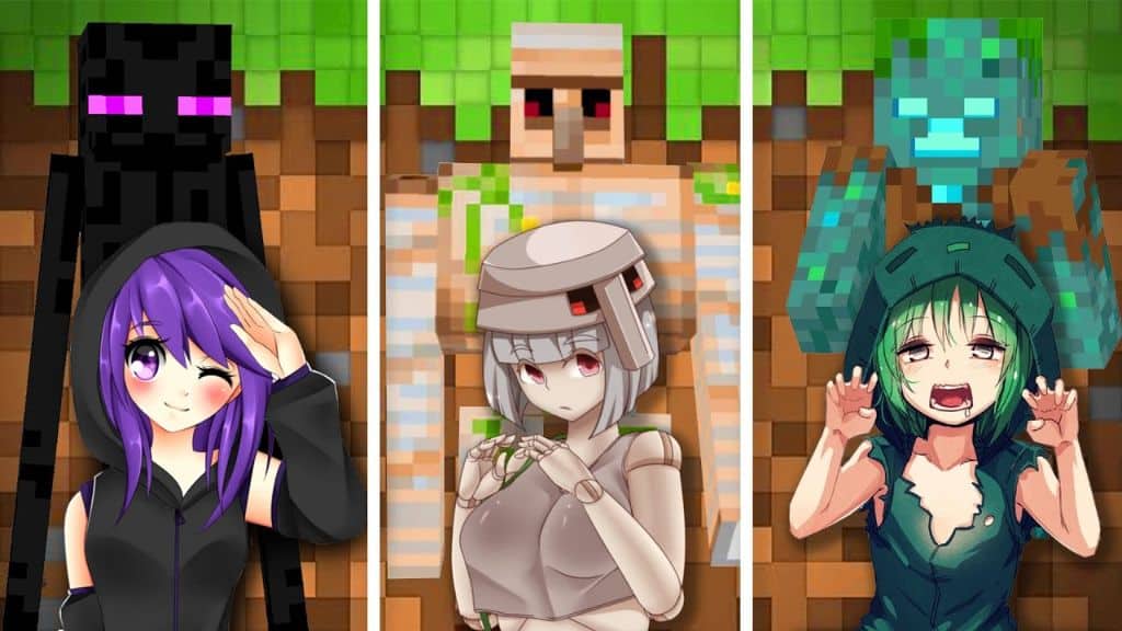 Hình anime Minecraft ấn tượng