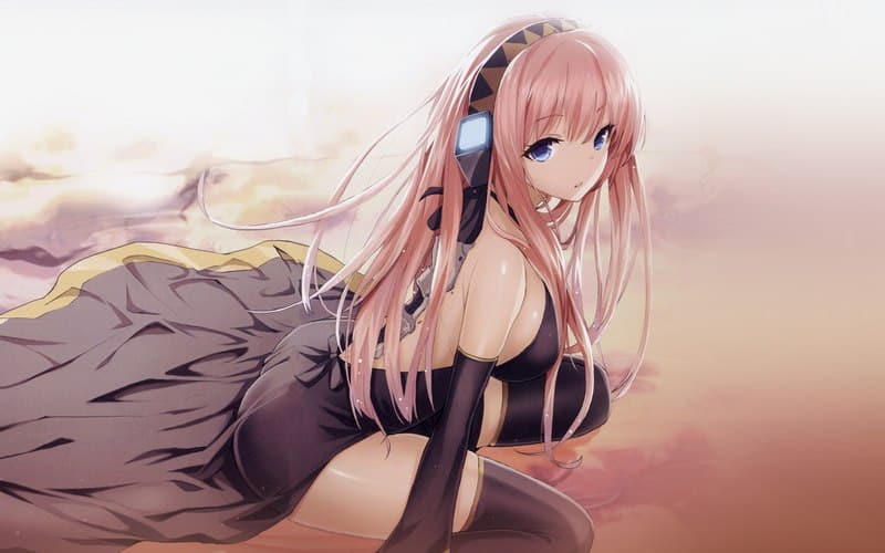 Hình anime gái xinh cởi đồ độc đáo