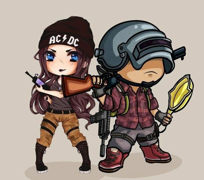 Hình avatar PUBG cute cực dễ thương