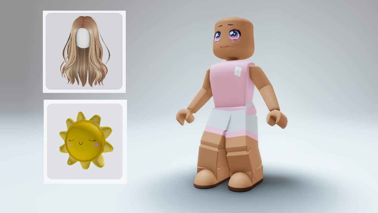 Hình avatar Roblox 0 Robux dễ thương
