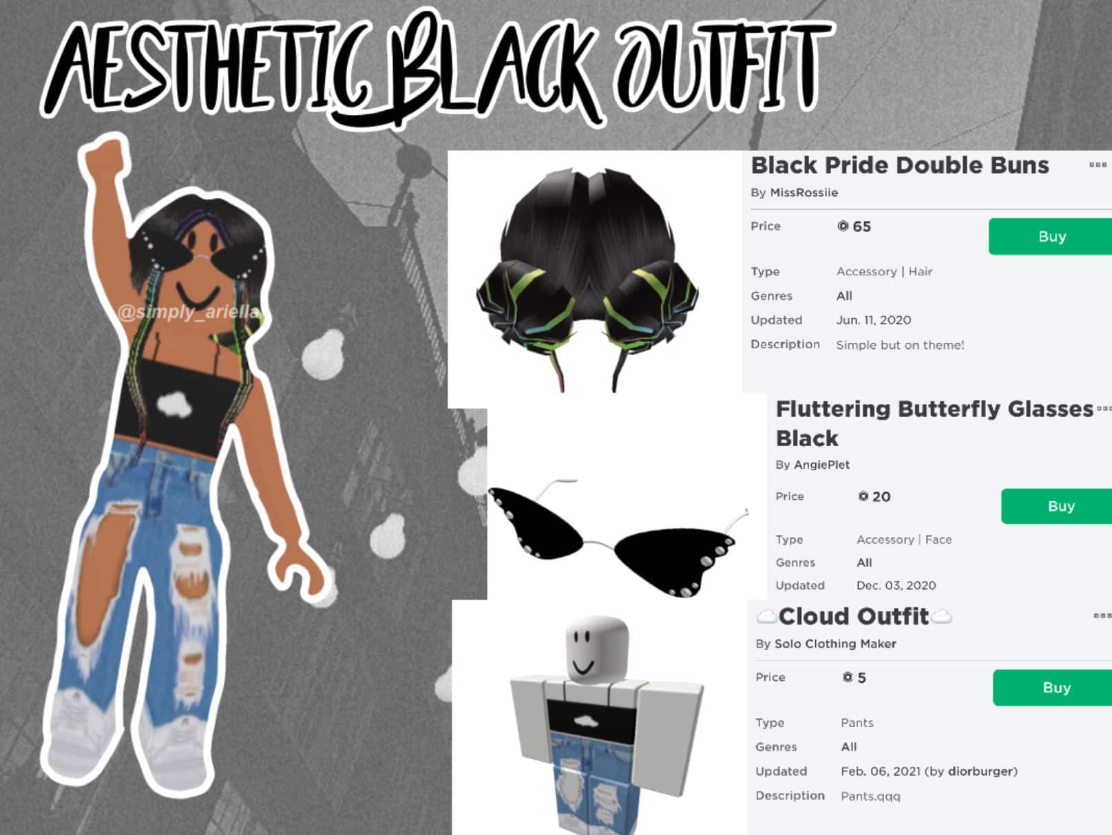 Hình avatar Roblox 100 Robux cá tính
