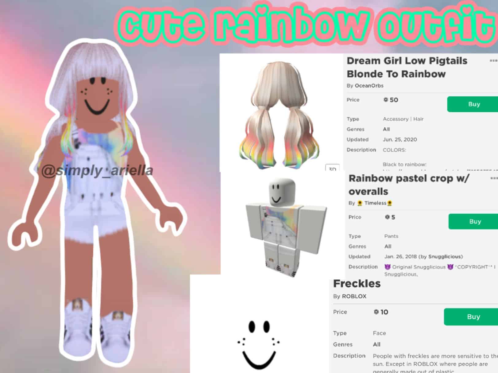 Hình avatar Roblox 100 Robux xinh xắn