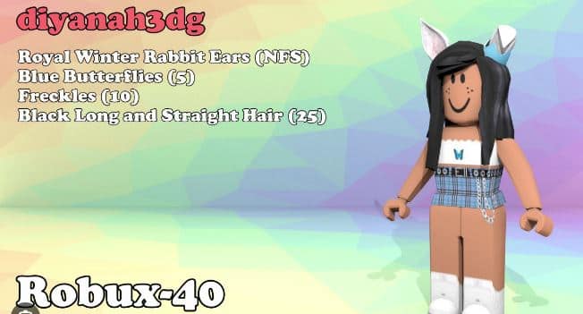 Hình avatar Roblox 40 Robux ấn tượng
