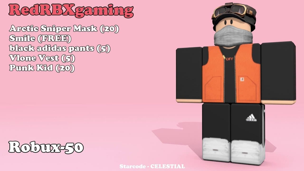 Hình avatar Roblox 50 Robux ấn tượng