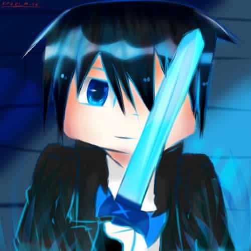 Hình avt Minecraft anime cực ngầu