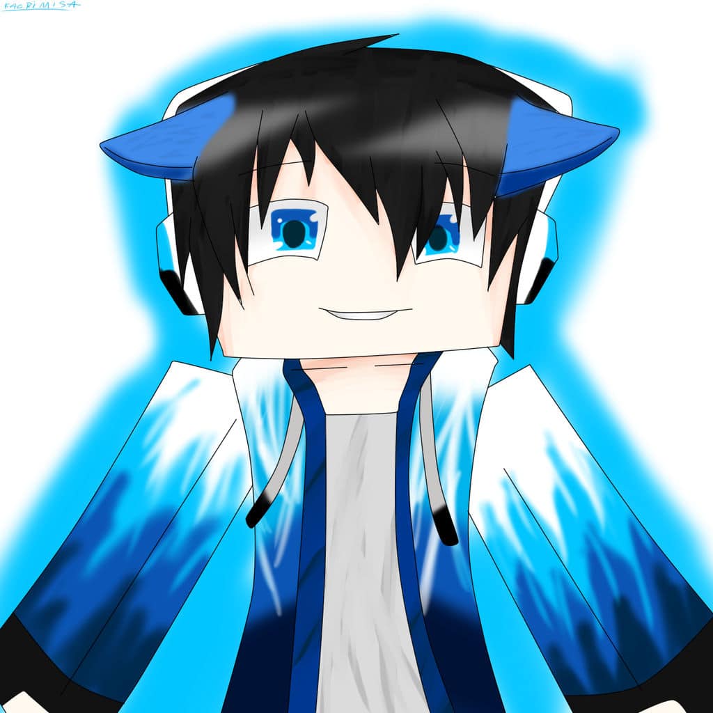 Hình avt Minecraft anime cute ngộ nghĩnh