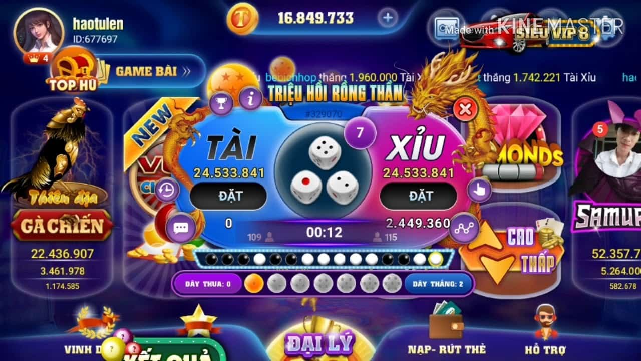 Hình bỏ tài xỉu