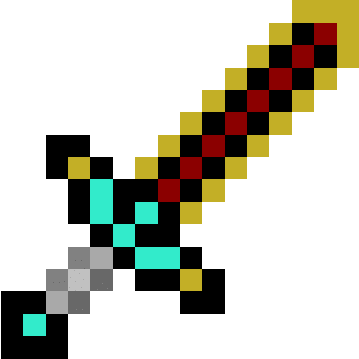 Hình cây kiếm trong Minecraft đẹp ấn tượng