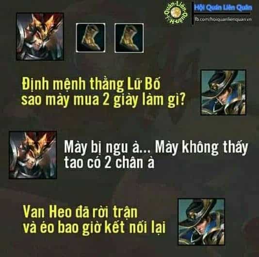 Hình chơi game Liên Quân hài hước lầy lội