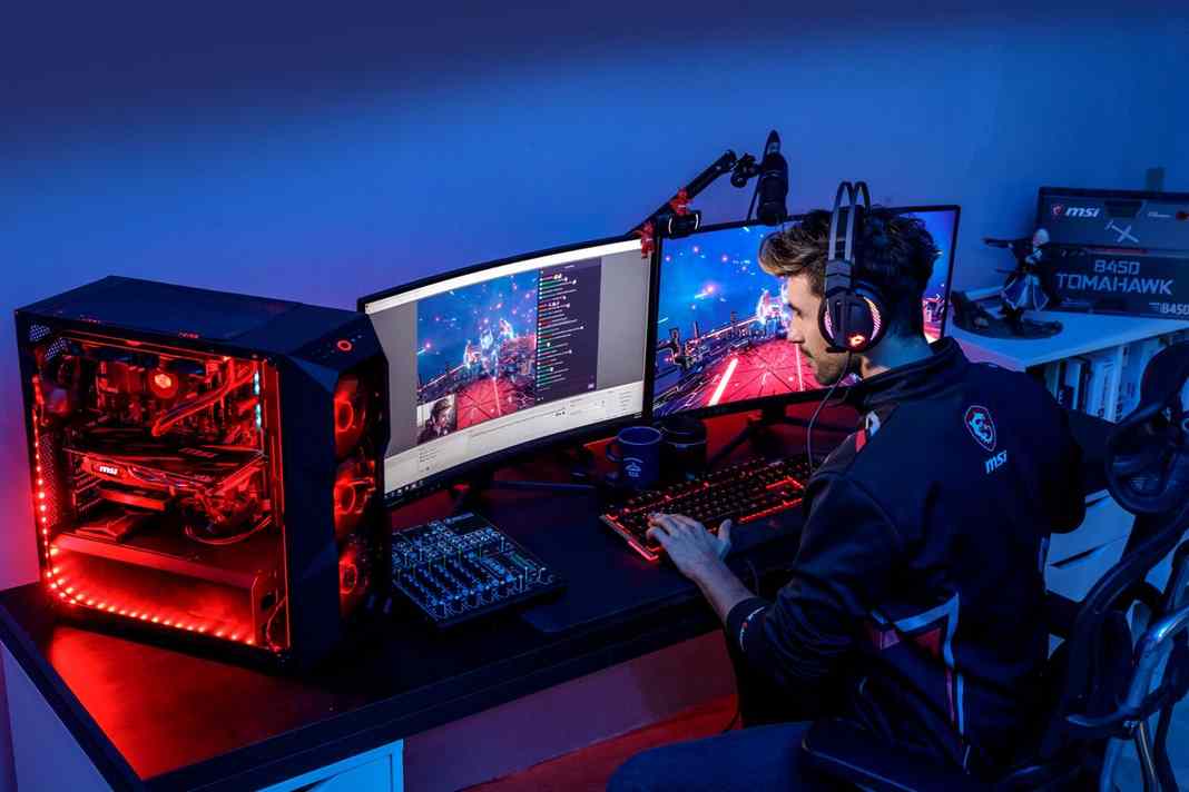 Hình game thủ chuyên nghiệp ấn tượng